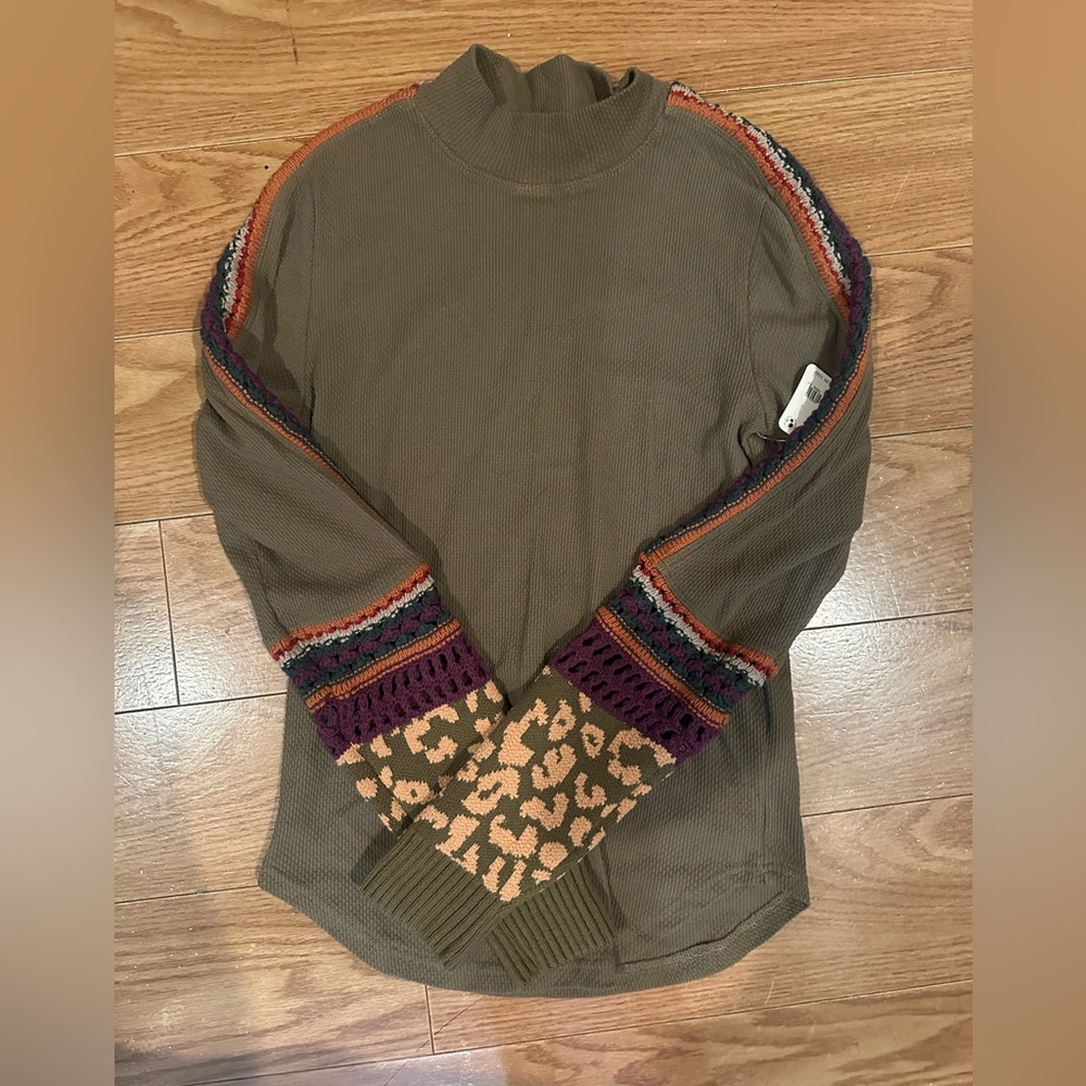 Multicolor Cotton Long Sleeve